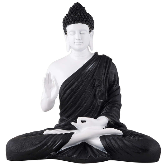 Gautam Buddha Statue Showpiece Idol Figurine for Feng Sui, Vastu, Home Decor, Office, Diwali, Gifting, Living Room, Bedroom, Study Table -27